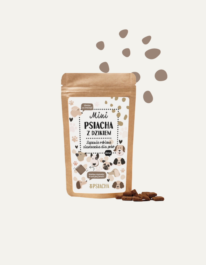 MINI PSIACHA with wild boar 80-160g training dog treats