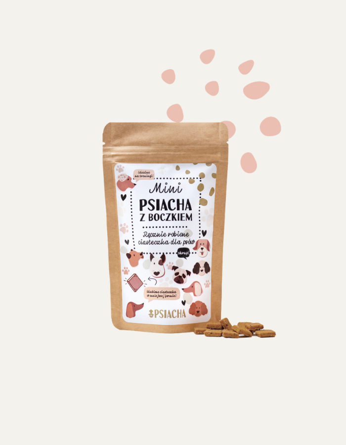 MINI PSIACHA with bacon 80-160g training dog treats