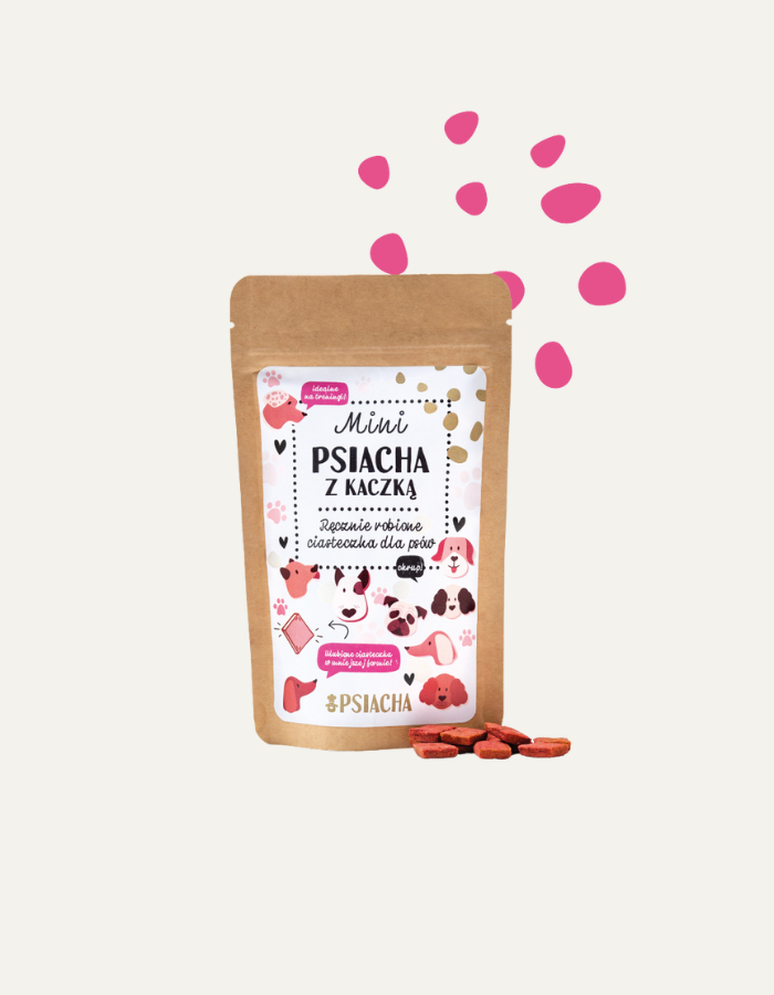 MINI PSIACHA with duck 80-160g training dog treats