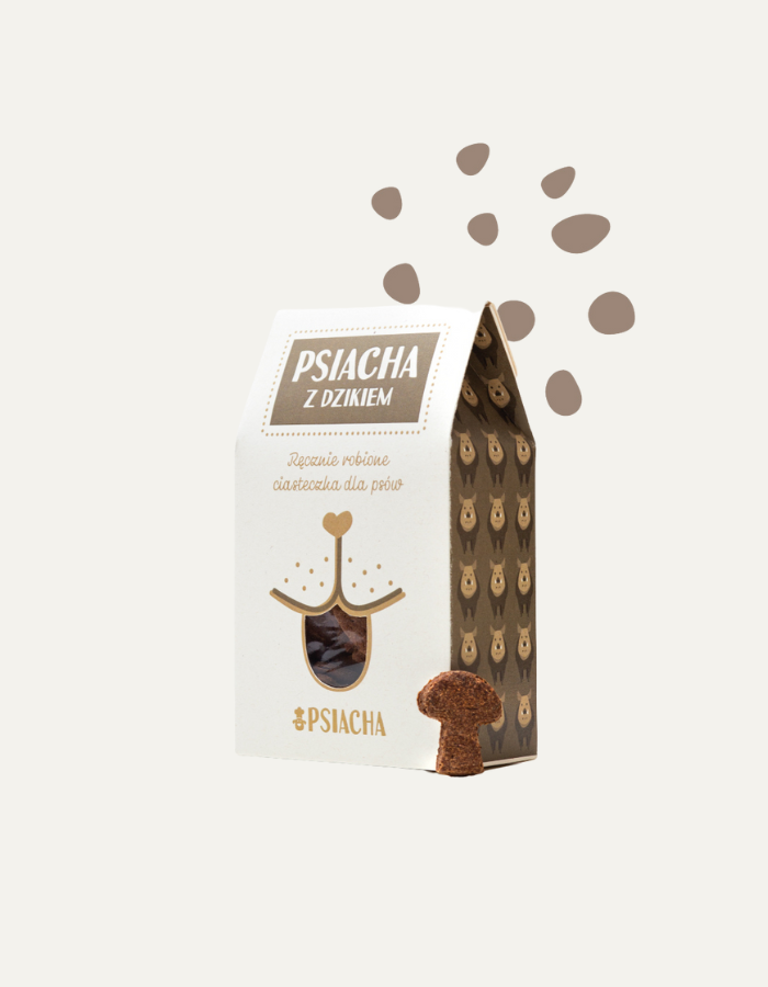 PSIACHA handmade dog treats with wild boar 100g