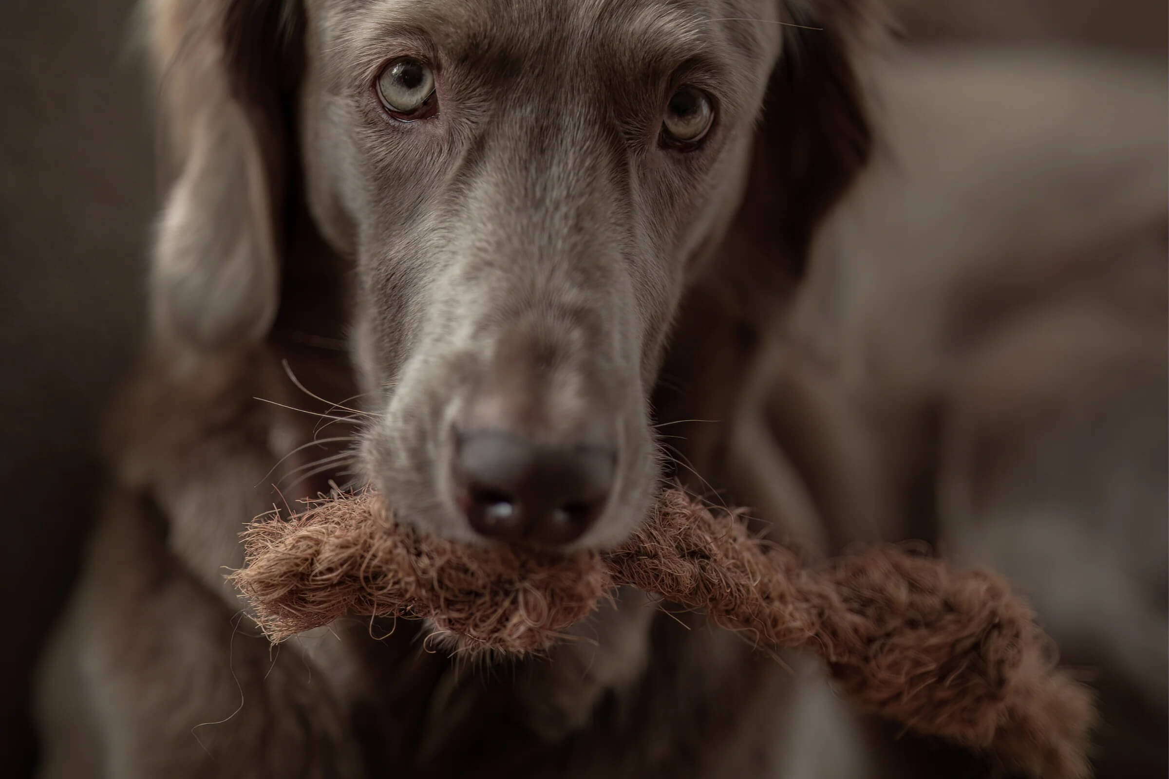 Profilaktyka w dbaniu o higienę jamy ustnej pupila - szarpak i piłka z włókna kokosowego od Lillabel