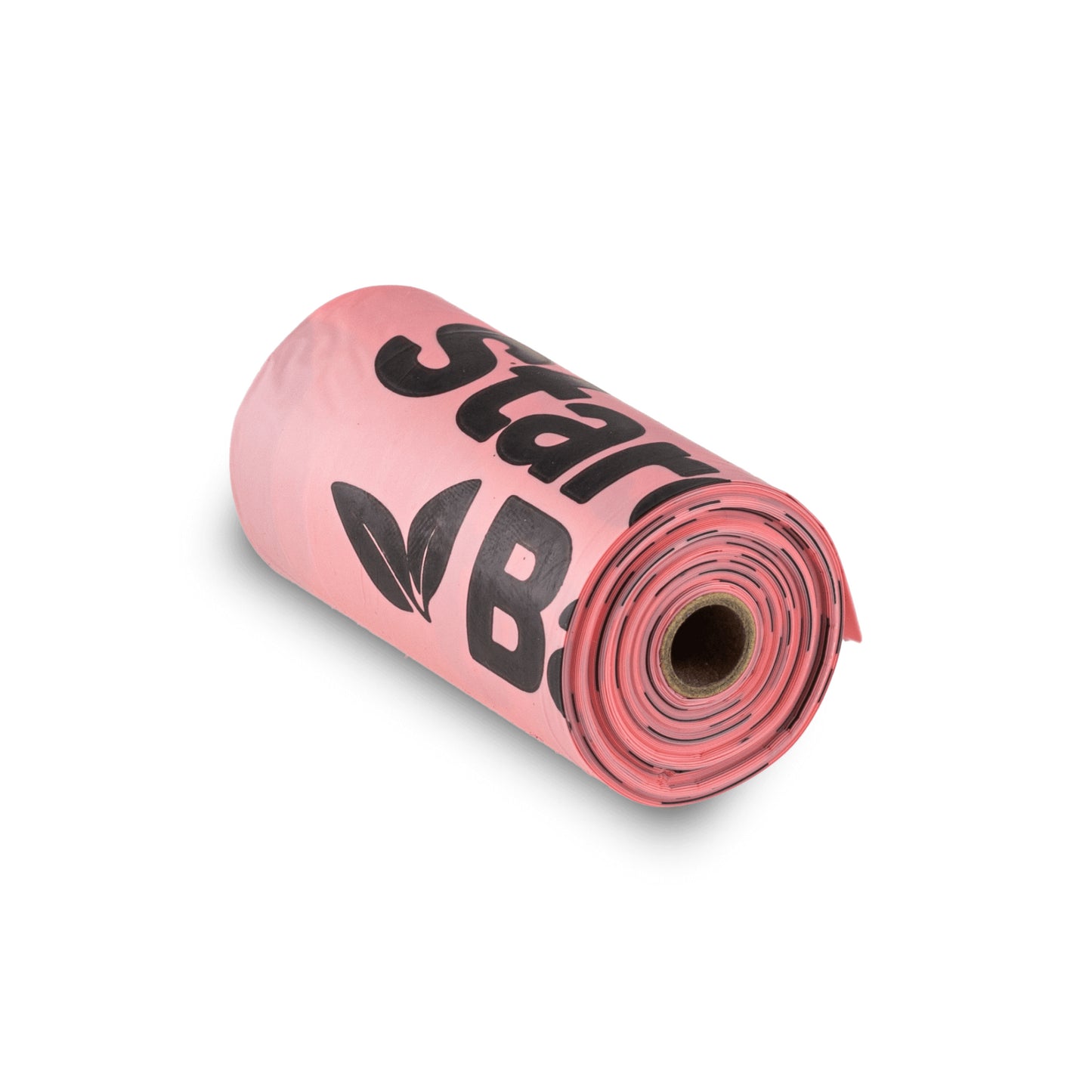 STARCHBAG BIO dog poop bags, 8 rolls - 120 pcs., pink