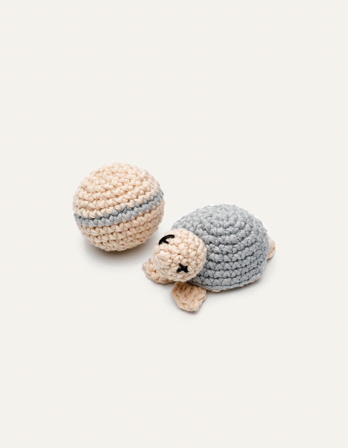 Crochet cat toys set TURTLE