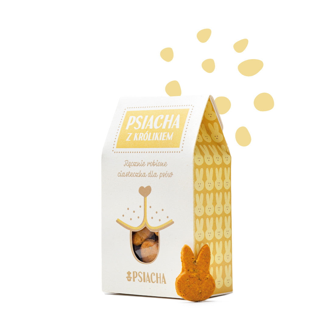 PSIACHA handmade dog treats with rabbit 100g