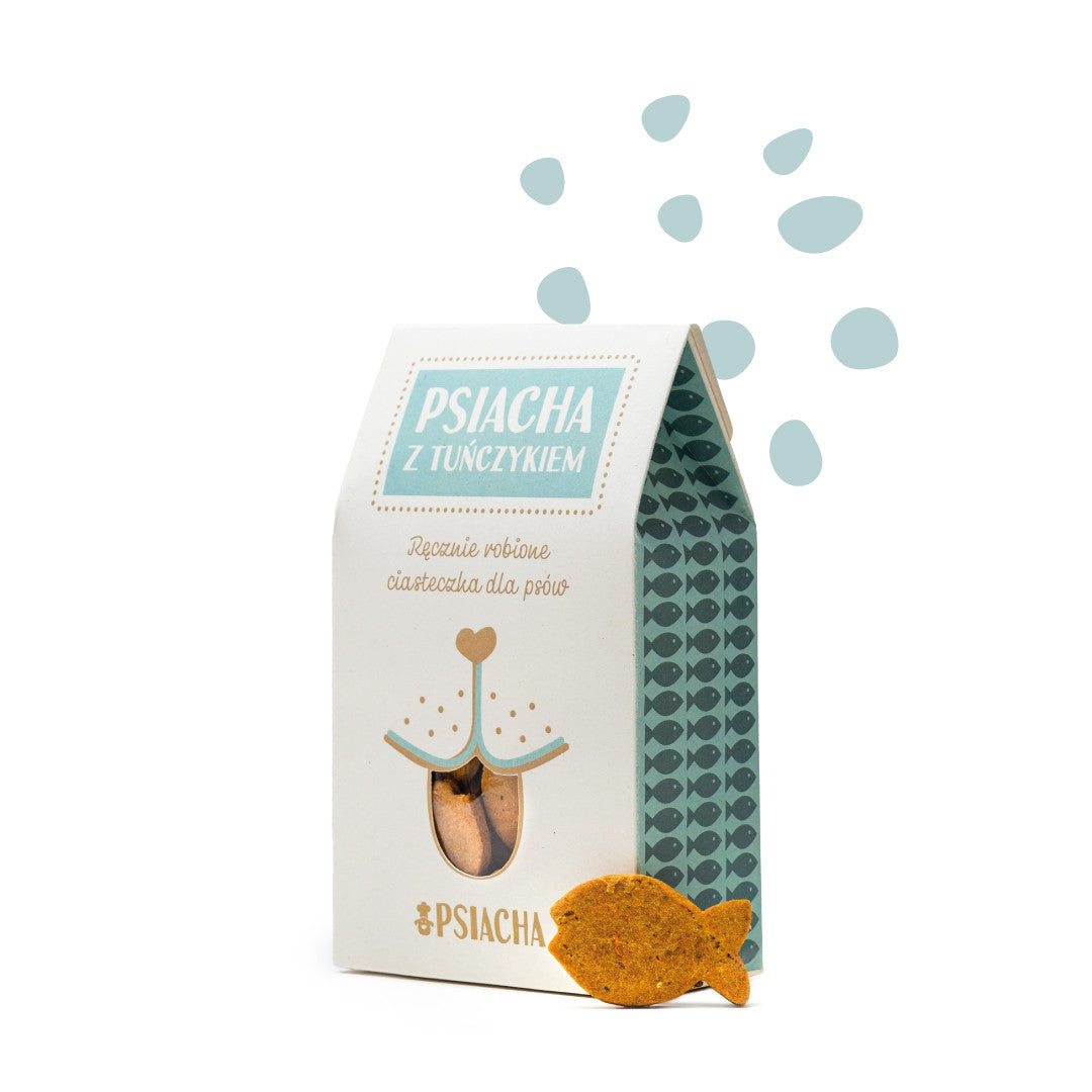 PSIACHA handmade dog treats with tuna 100g