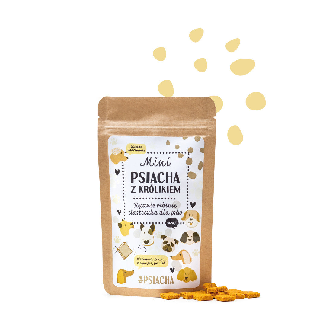 MINI PSIACHA with rabbit 80-160g training dog treats