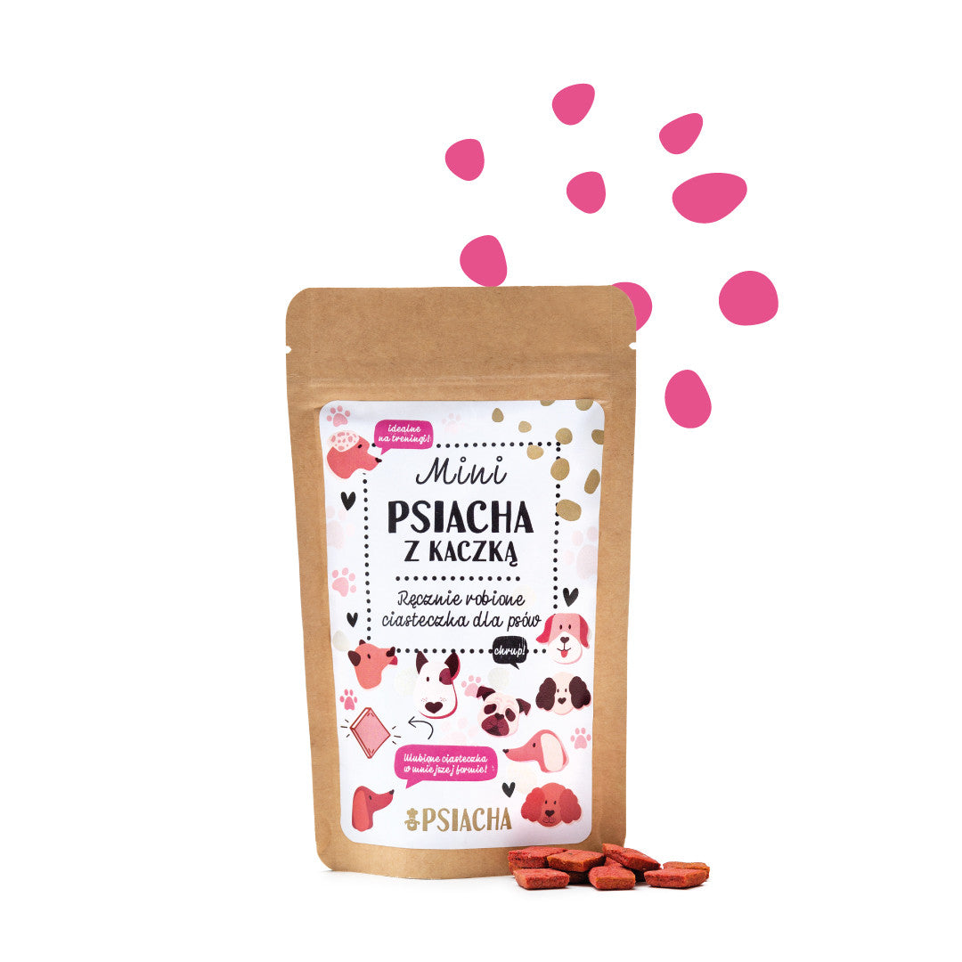 MINI PSIACHA with duck 80-160g training dog treats