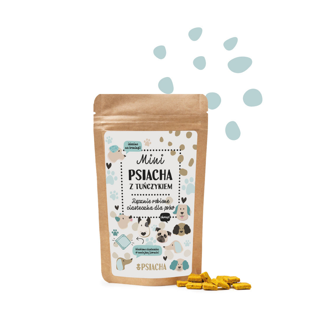 MINI PSIACHA with tuna 80-160g training dog treats