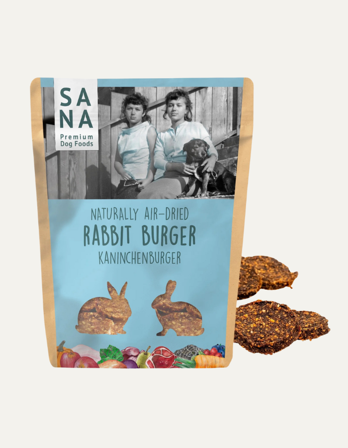 Burgery z królika 100g Miękka przekąska dla psa SANA DOG