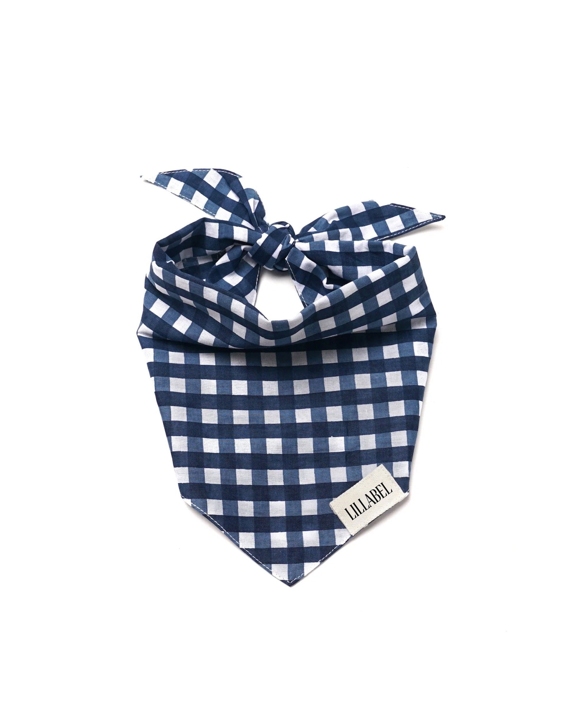 Bandana dla psa CLASSIC BLUE CHECK