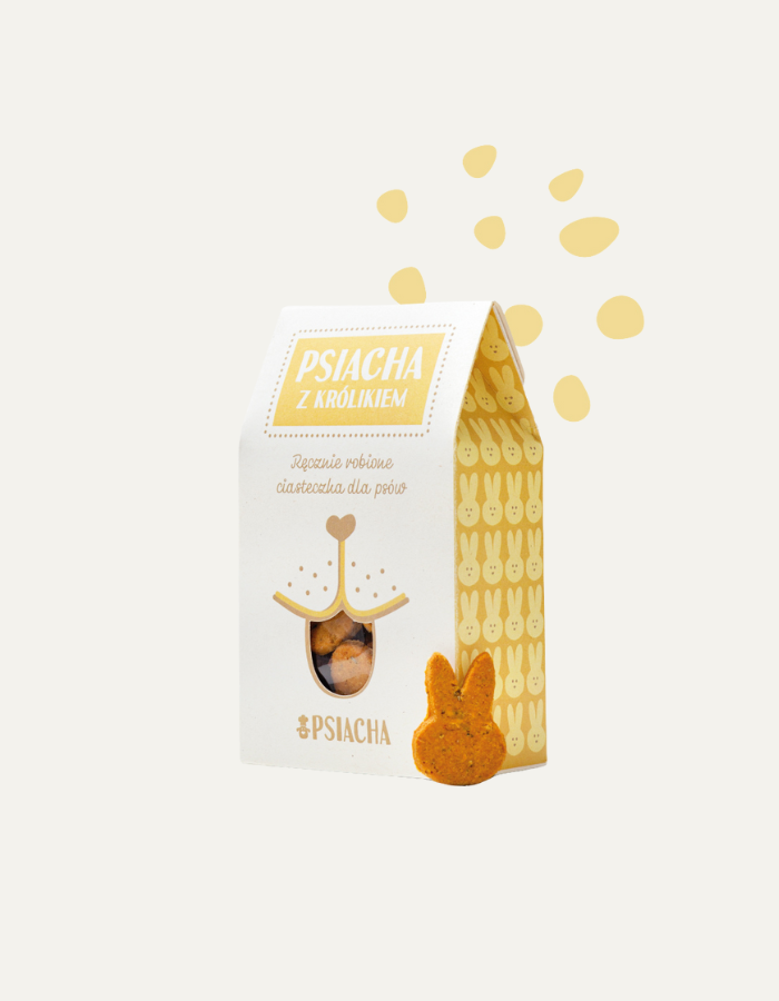 PSIACHA handmade dog treats with rabbit 100g