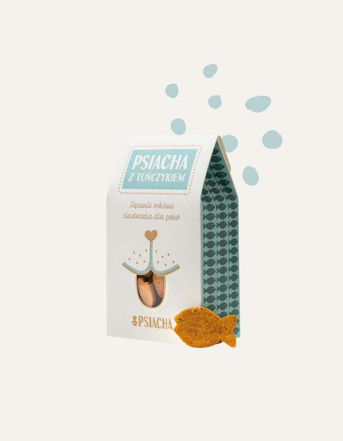 PSIACHA handmade dog treats with tuna 100g